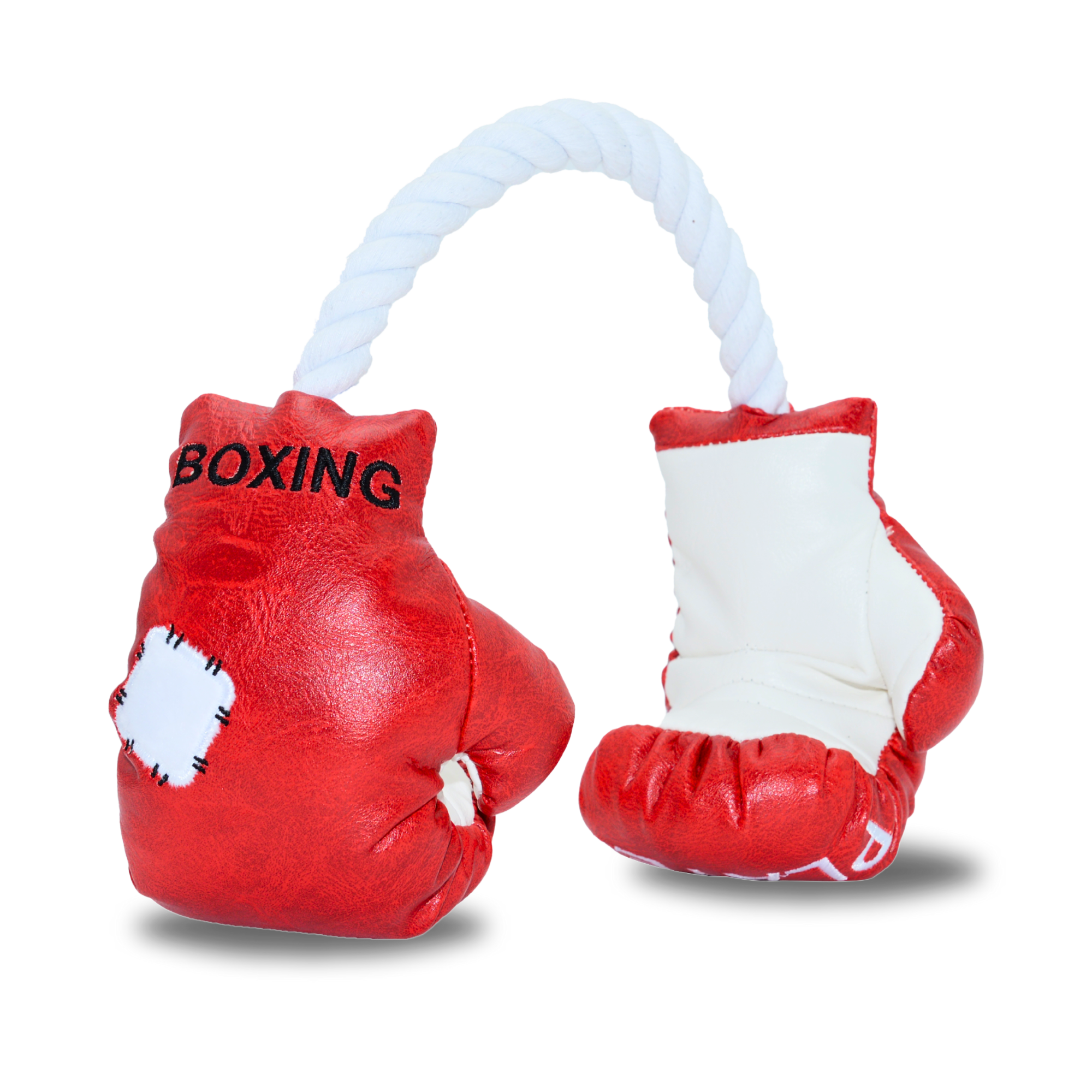 Boxing Gloves | Squeaky Rope Dog Toy