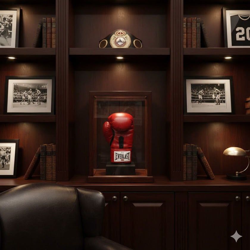 MIKE TYSON AUTOGRAPHED LEFT-HAND BOXING GLOVE – SIGNED COLLECTIBLE FOR LEGENDARY FIGHT FANS AND MEMORABILIA COLLECTORS