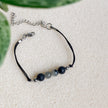 Bracelet minimaliste homme en pierre de lave | DOUX SOUVENIR