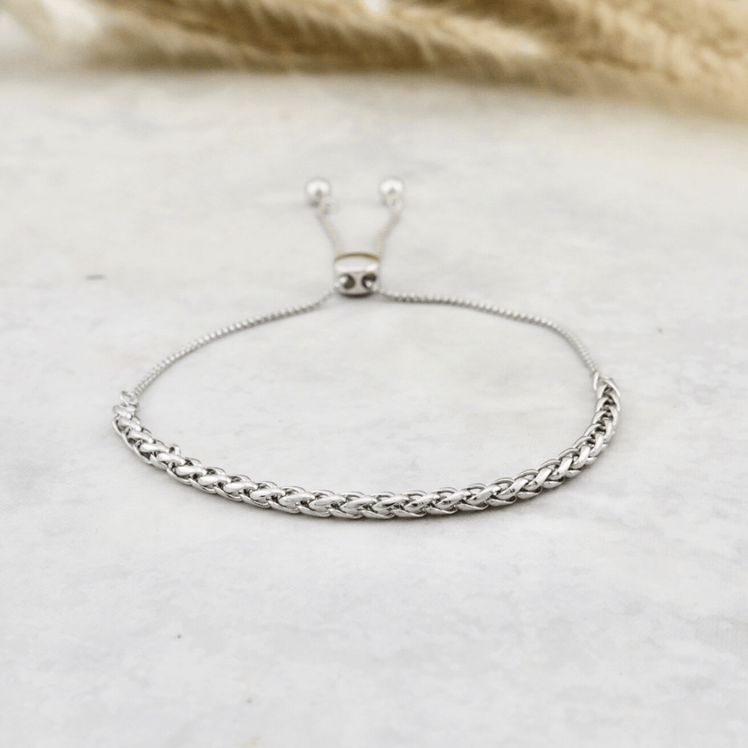 Bracelet Blé en argent sterling