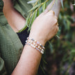 HÉCATE | Pierres naturelles, perles d'eau douce et acier inoxydable or