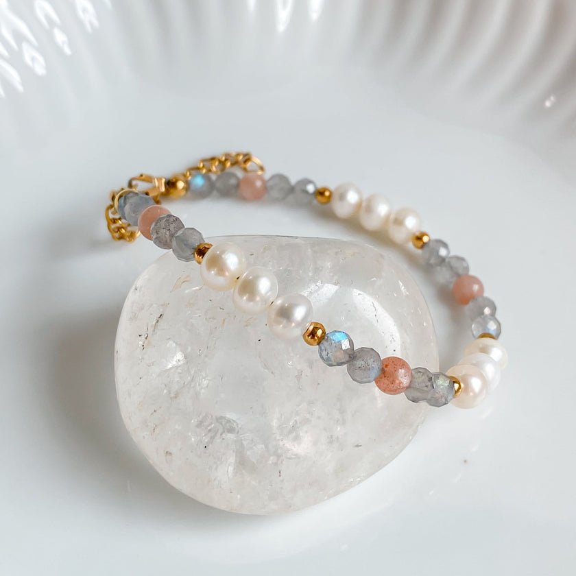 NÉRIDA | Bracelet perles d’eau douce pour femmes
