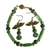 Bracelet et boucle d'oreille treillis