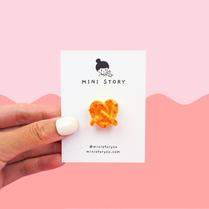 Bread Bakery Brooch | Baguette, Croissant, Pretzel Pins