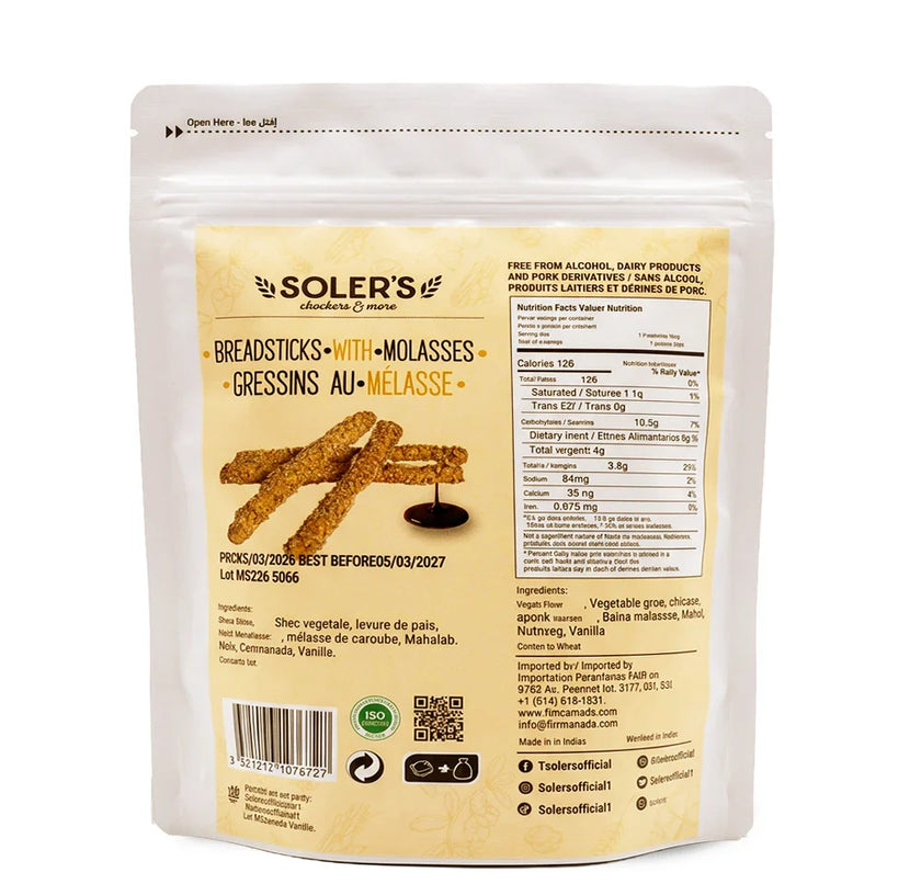 Soler's Breadsticks with Molasses