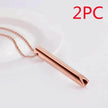 Breathing Necklace Adjustable Breathing Relieve Pressure Ornament Stainless Steel Decompression Jewelry