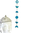 Bright Blue Moon Phase Wall Hanging for Nursery