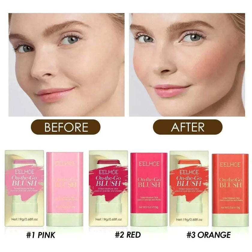 Brightening And Repairing Three-dimensional Highlight Delicate Waterproof Multifunctional Blush Stick