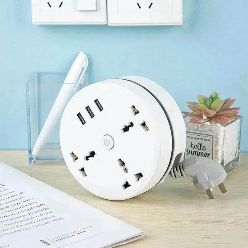 British Power Strip Extension Cable Power Surge protector USB Plug