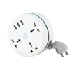 British Power Strip Extension Cable Power Surge protector USB Plug