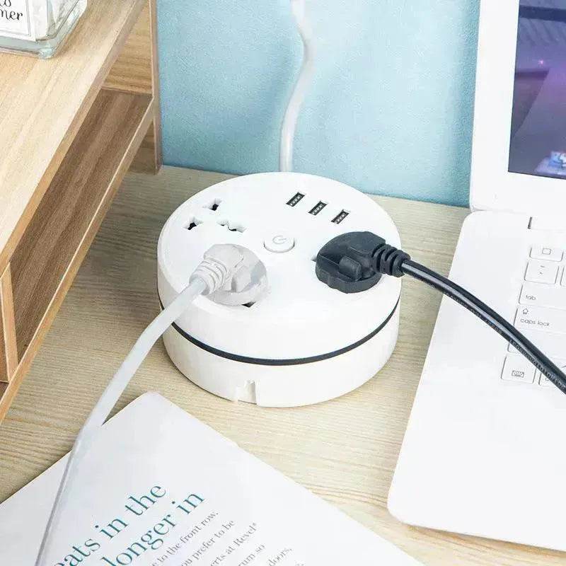 British Power Strip Extension Cable Power Surge protector USB Plug