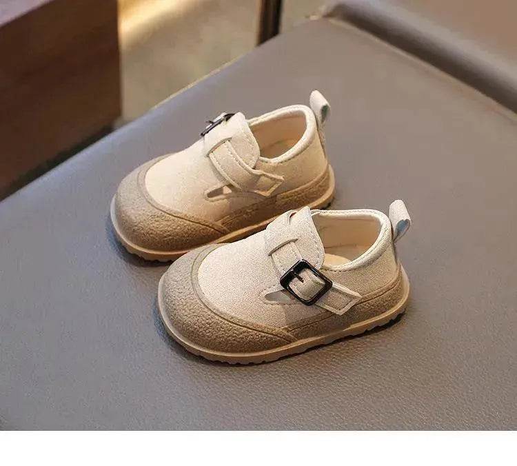 British Style Soft Bottom New Girls' Leather Shoes