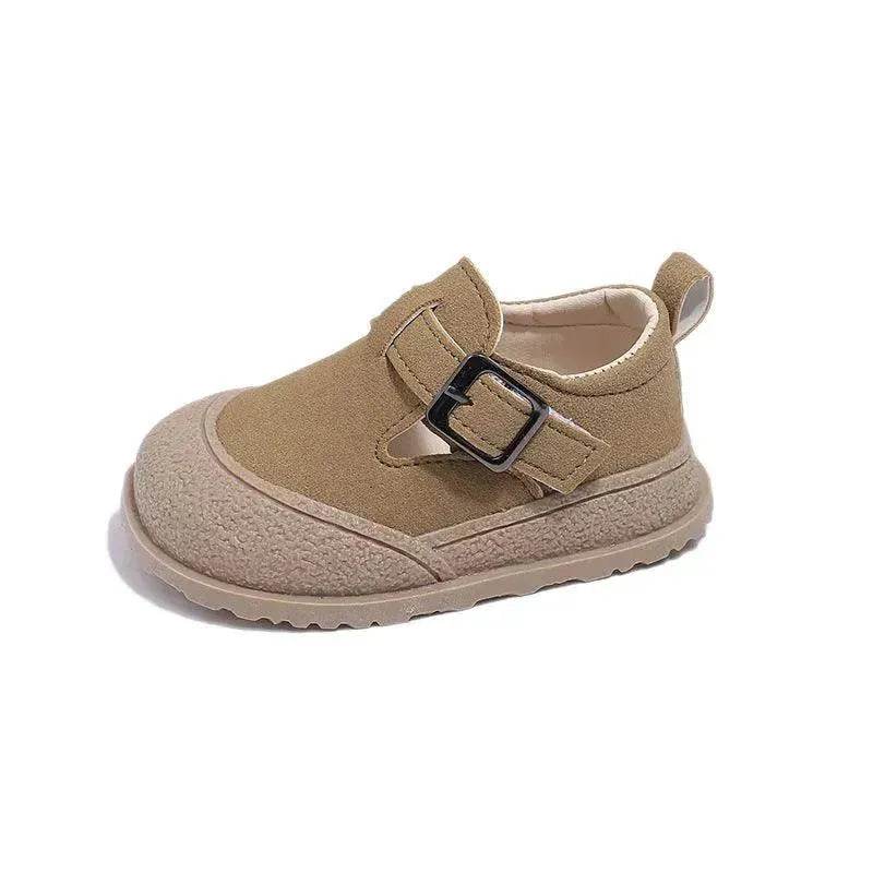 British Style Soft Bottom New Girls' Leather Shoes