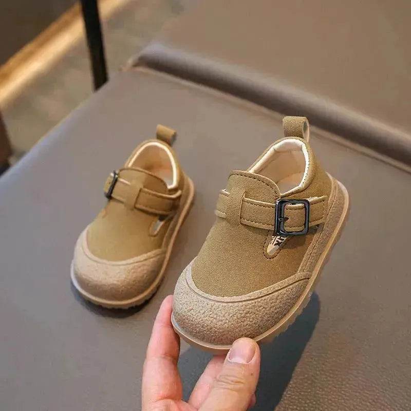 British Style Soft Bottom New Girls' Leather Shoes