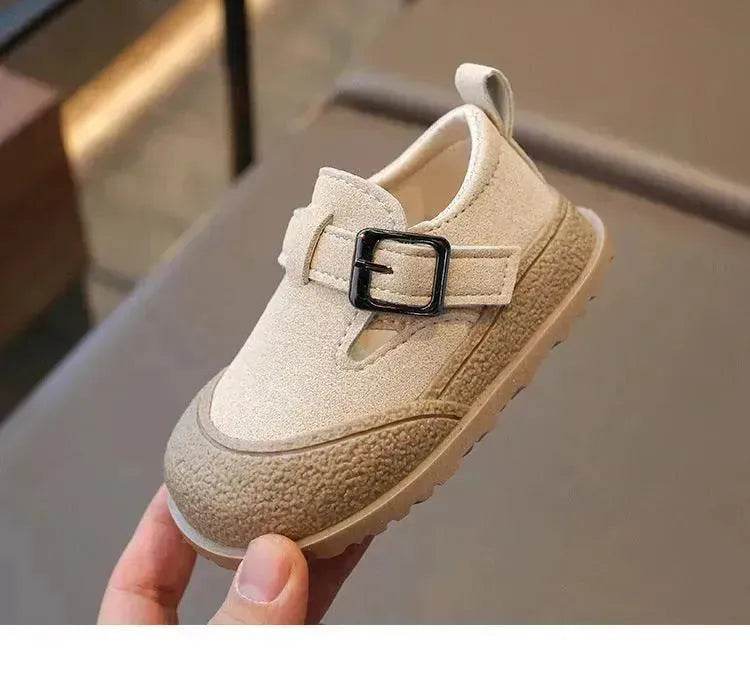 British Style Soft Bottom New Girls' Leather Shoes