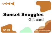 Sunset Snuggles Gift cards