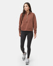 Organic Cotton French Terry Half Zip