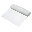 Stainless Steel Dough Scraper (White Plastic Handle)