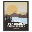 Bruce Peninsula National Park 'Explored' Poster, Canada Parks