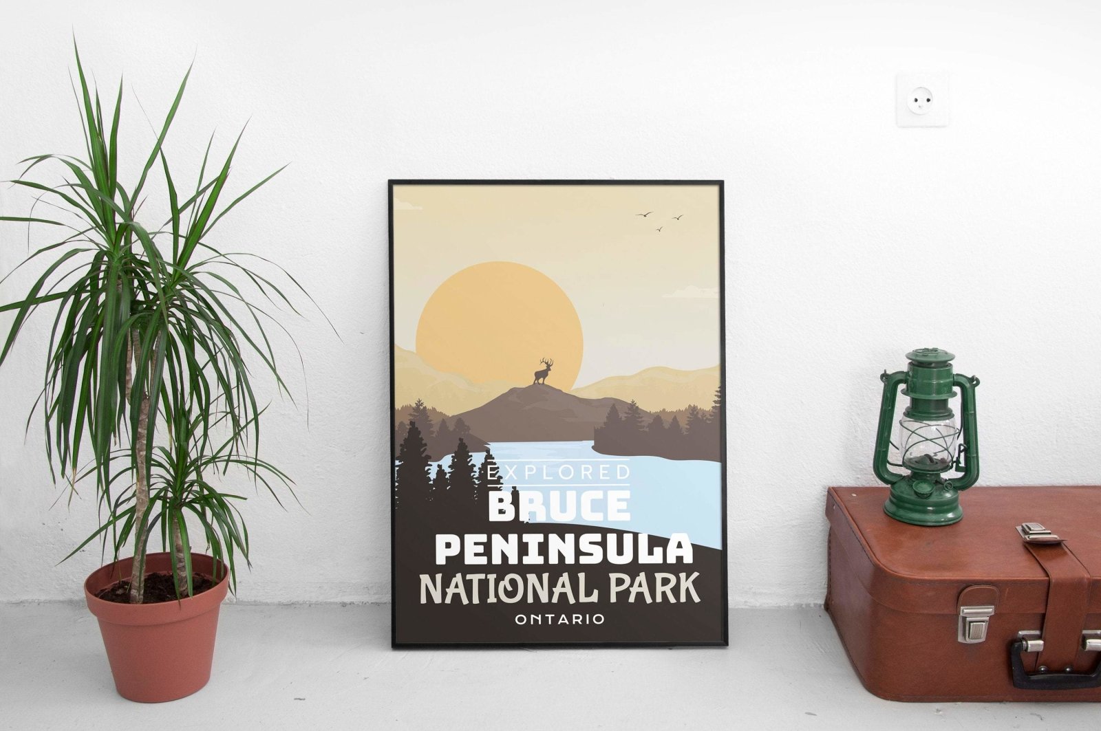 Bruce Peninsula National Park 'Explored' Poster, Canada Parks