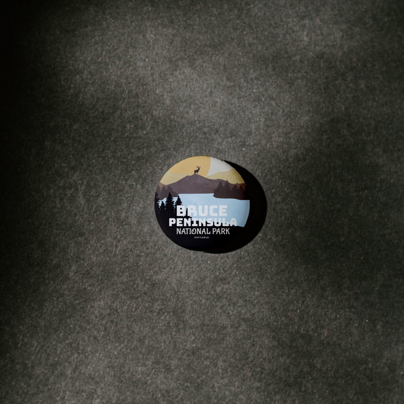 Bruce Peninsula National Park of Canada Pinback Button, Canada Parks