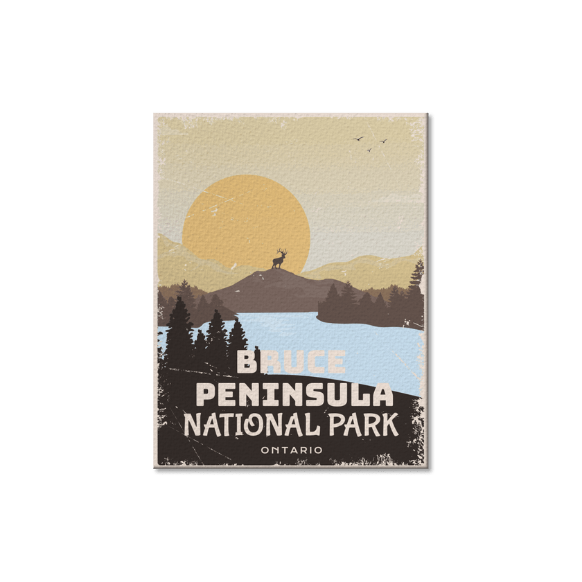 Bruce  Peninsula National Park of Canada Postcard, Canada Parks