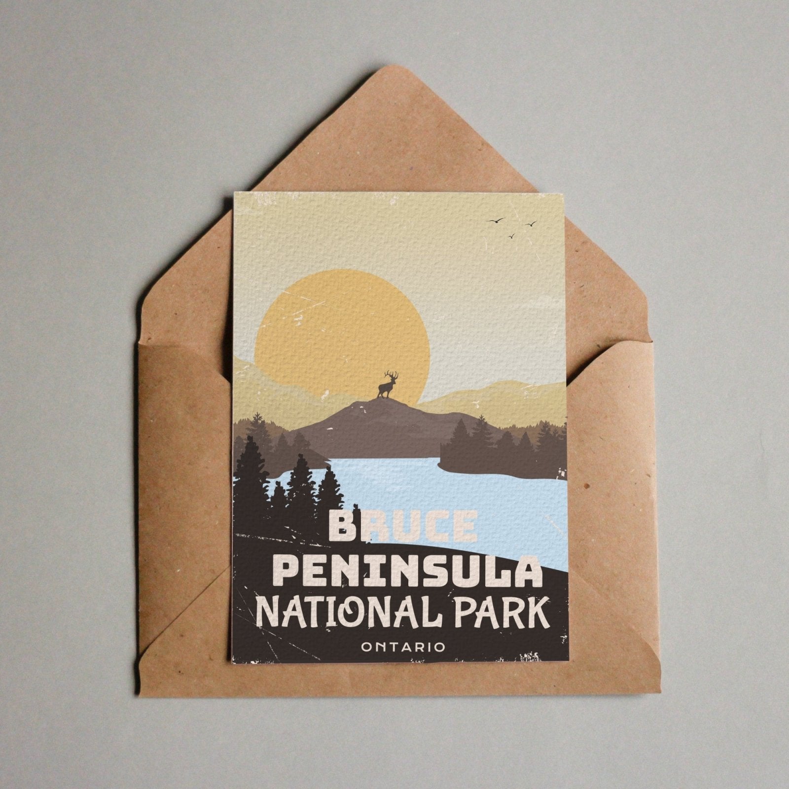 Bruce  Peninsula National Park of Canada Postcard, Canada Parks