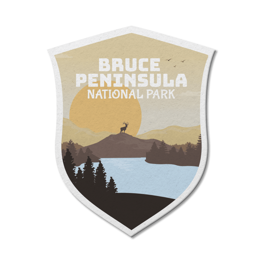 Bruce Peninsula National Park of Canada Waterproof Vinyl Sticker, Canada Parks
