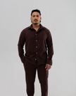 Chemise classique effet lin