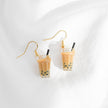 Bubble Tea Dangle Earrings