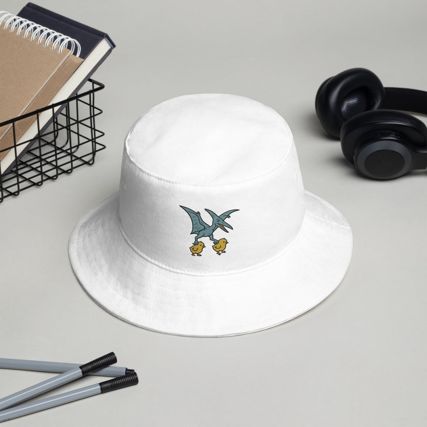 Chickasaurous Pteropoutlry Bucket Hat