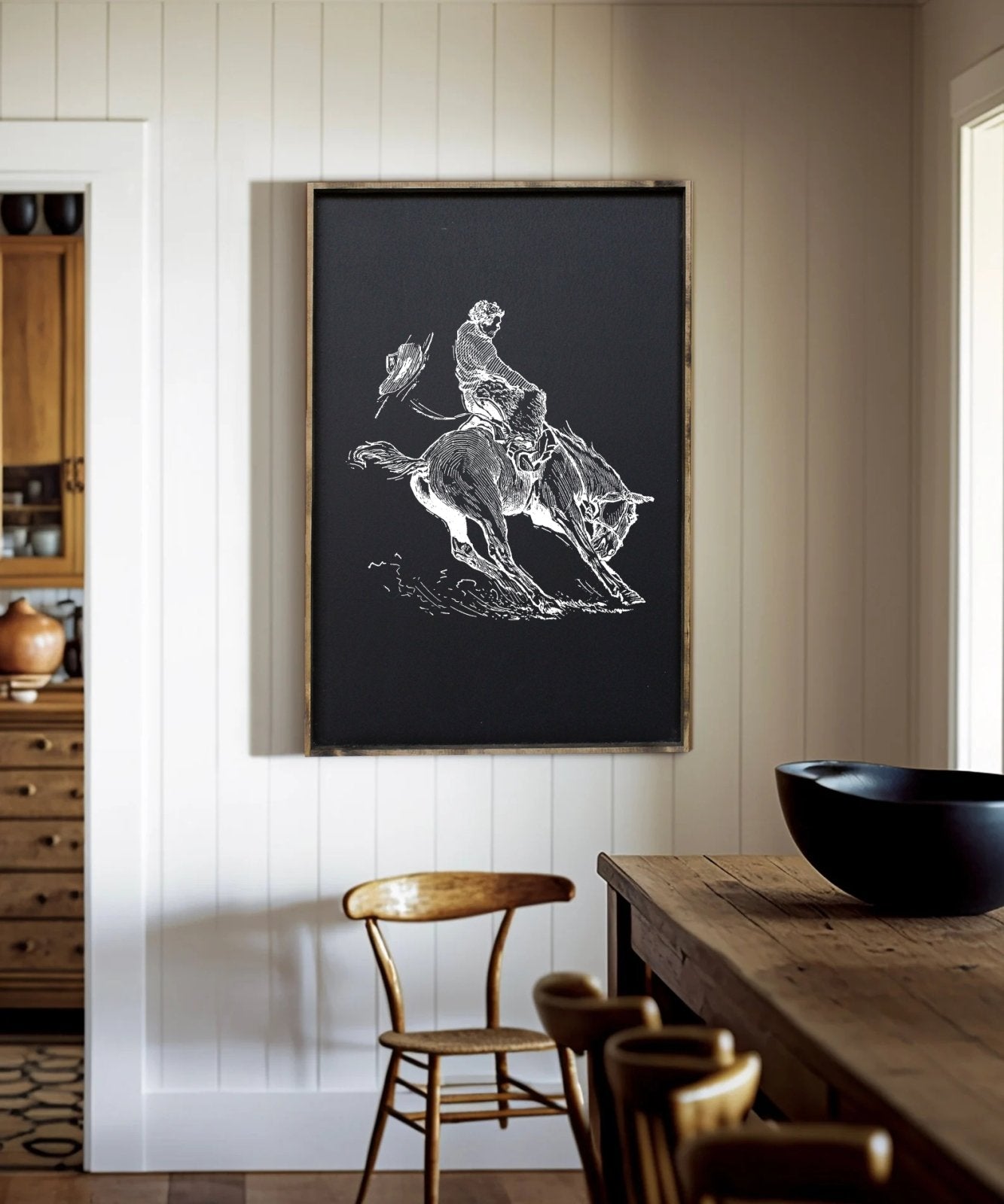 Bucking Bronco Sign
