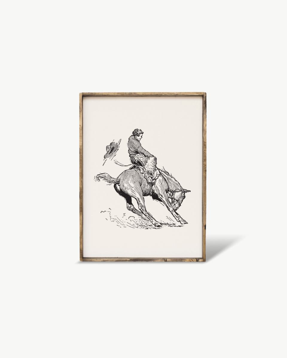 Bucking Bronco Sign
