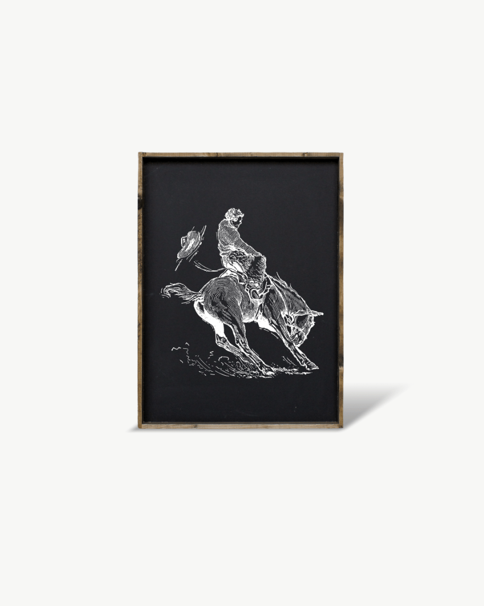 Bucking Bronco Sign