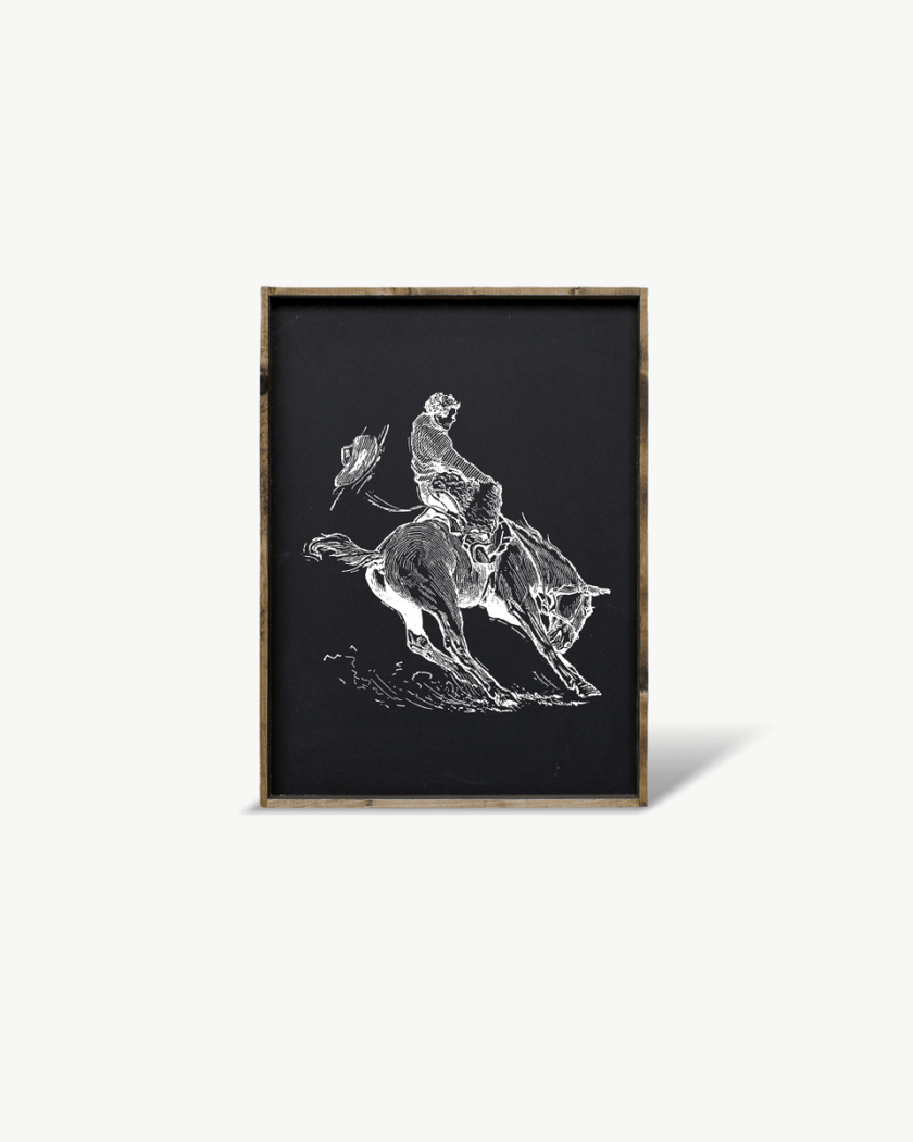 Bucking Bronco Sign