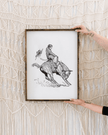 Bucking Bronco Sign