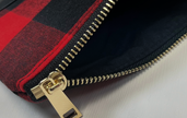 Buffalo Plaid Zipper Pouch