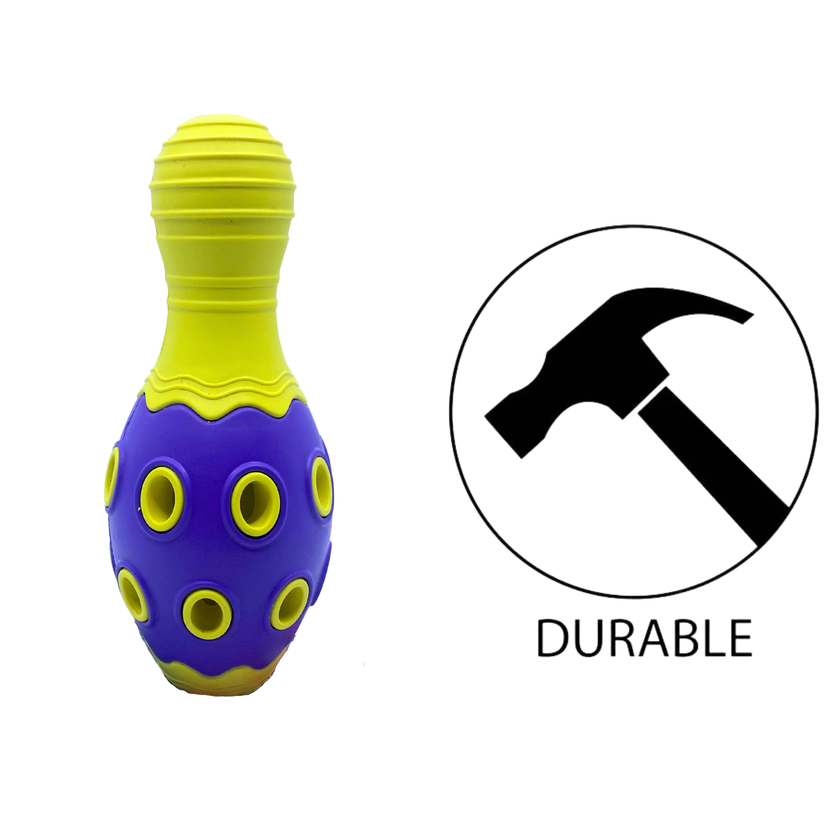BuD'z - Rubber Astro Bowling Pin Dog Toy