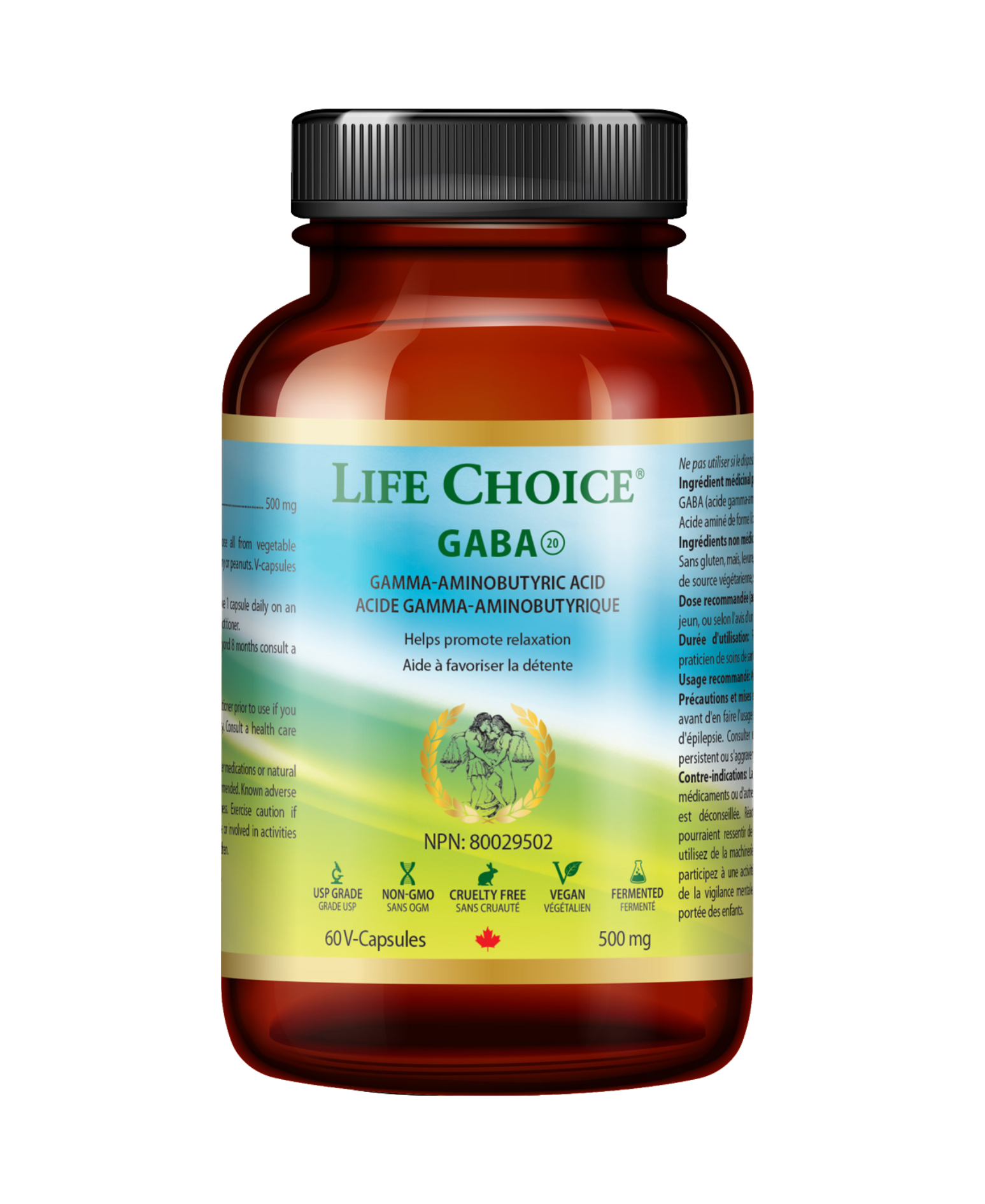 Life Choice - GABA 500mg, 60's