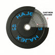 HAJEX Olympic Bumper Weight Plates - 10, 15, 25, 35, 45, 55 LB