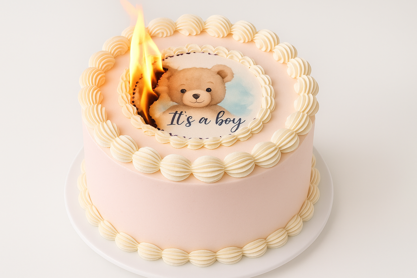 Burn Away Cake Topper