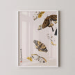 Butterfly Giclee Print: Vintage Japanese Woodblock Art