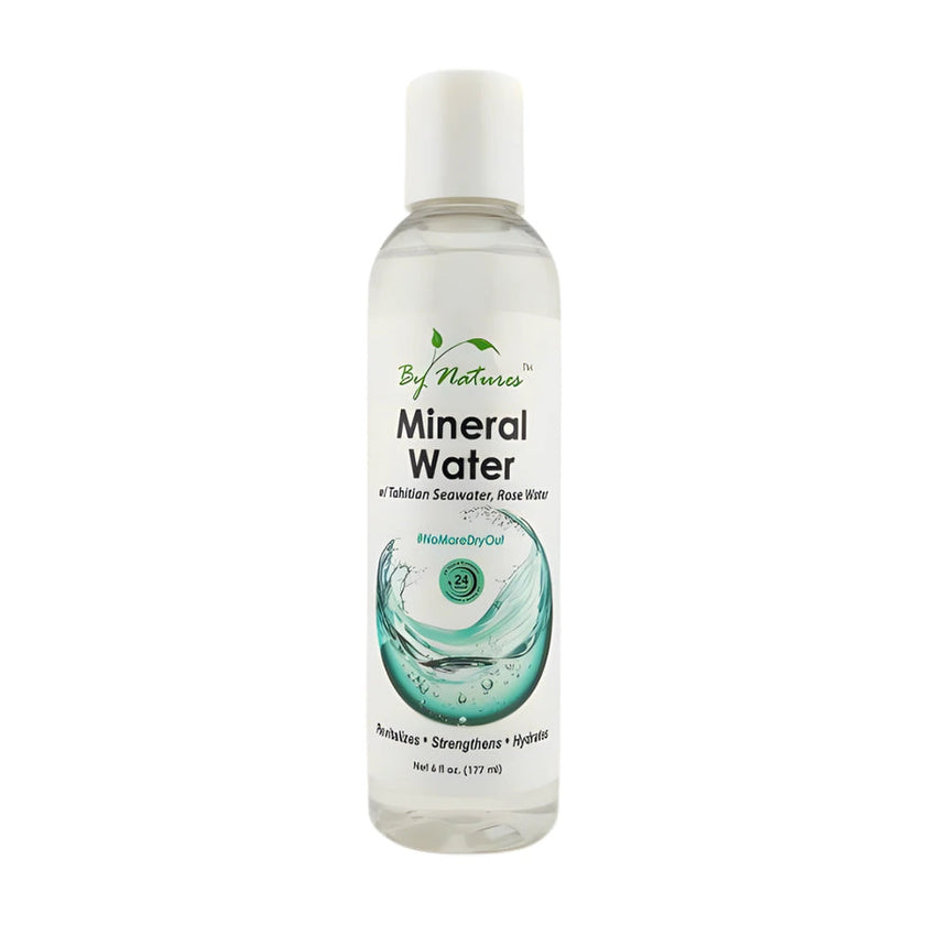 BY NATURES MINERAL WATER WITH TAHITIAN SEAWATER & ROSE WATER 6 OZ