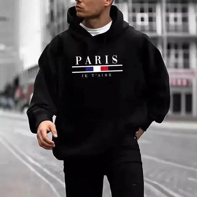 Casual Autumn And Winter Thick Cashmere sweatshirt Hoodie Pullover for men