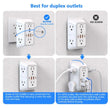 6-Outlet Power Strip with 4 USB Ports – Wall Socket Charger