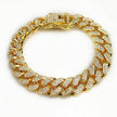 Zinc Alloy Wide Hip Hop Cuban Link Chain Necklace