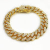 Zinc Alloy Wide Hip Hop Cuban Link Chain Necklace