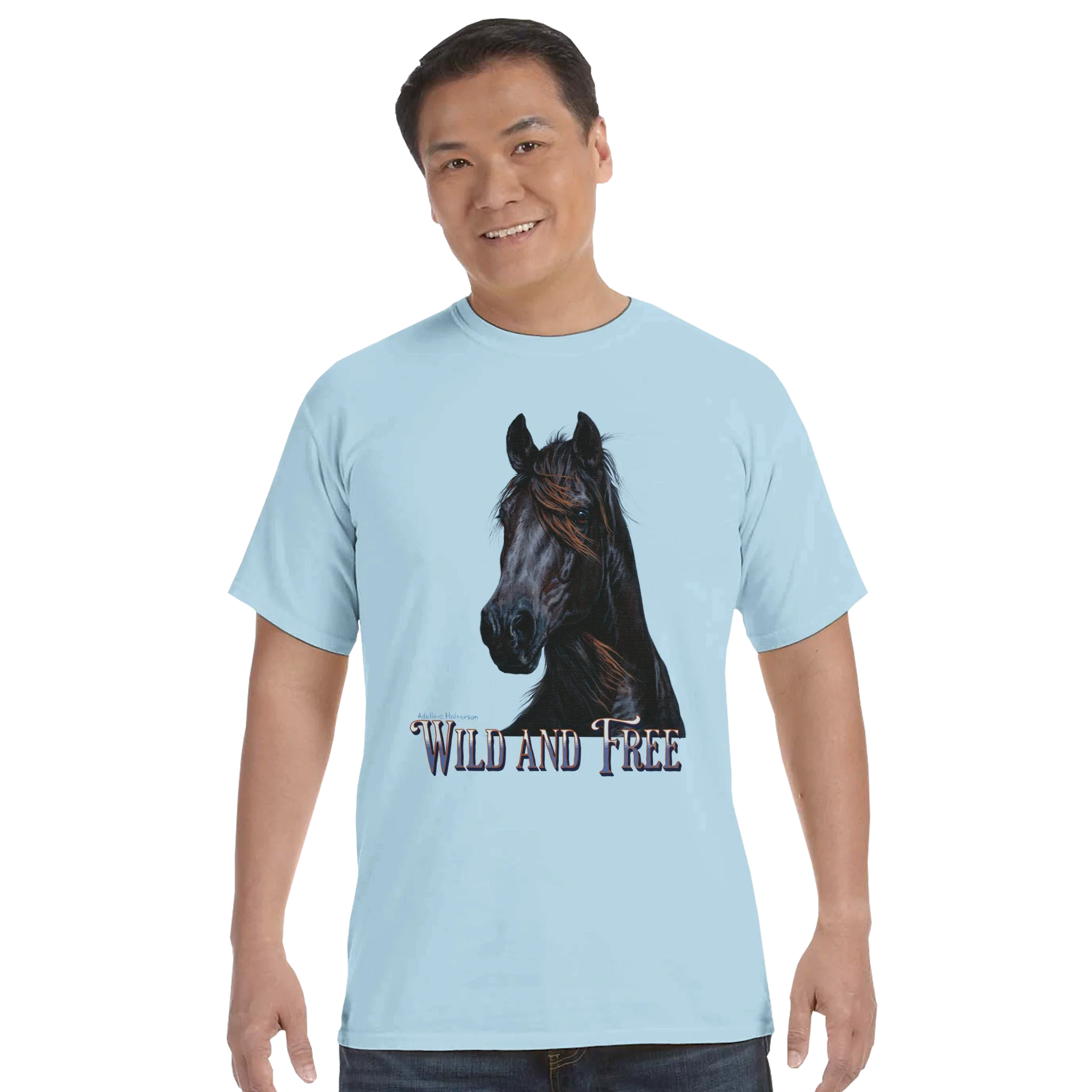Wild and Free Comfort Colors Unisex Tee – 100% Cotton