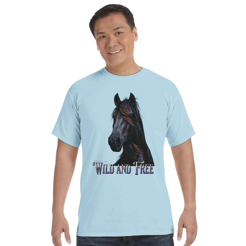 Wild and Free Comfort Colors Unisex Tee – 100% Cotton