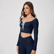 Quick-dry Training Running Sports Fitness Gym Crop Workout top for women